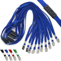 Beebel Blue Lanyards 25 Pack Breakaway Lanyard Comfortable Neck Straps Premium by Beebel