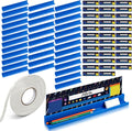 PerKoop 35 Pcs Classroom Desk Name Plates Holder Set Index Cards Storage by PerKoop