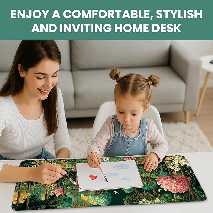 Large Mouse Pad for Desktop, Cute Desk Mat Pad Protector for Work & Gaming - Image 7