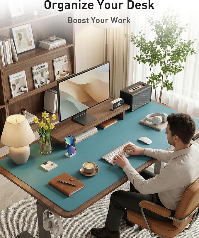 Aothia Faux Leather Desk Mat - Image 3