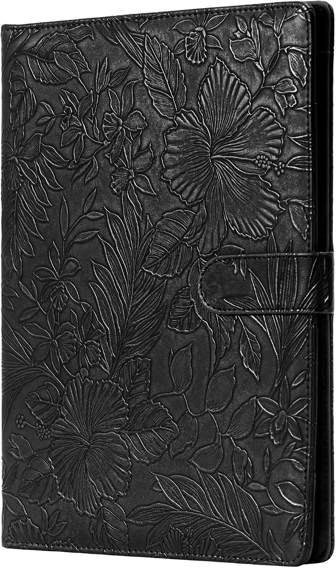Mymazn Padfolio Portfolio Binder, Faux Leather Interview Resume Folder by Mymazn