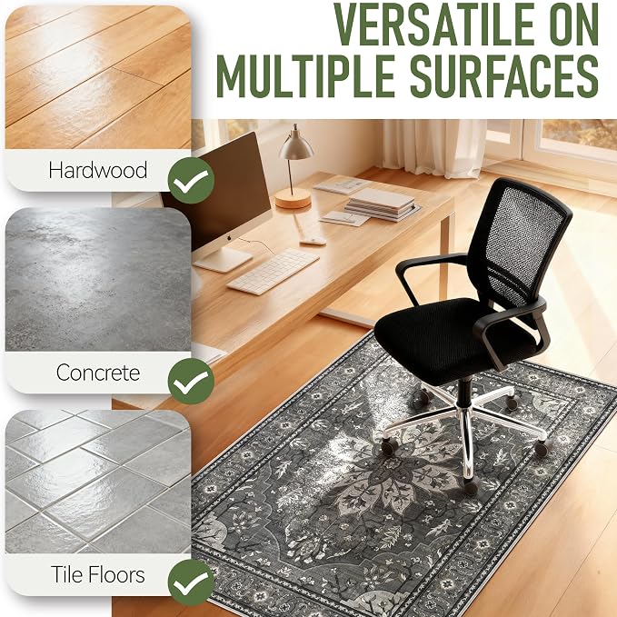 36"x48" Office Chair Mat for Hardwood, Under Desk Chair Mat for Home Office - Image 6