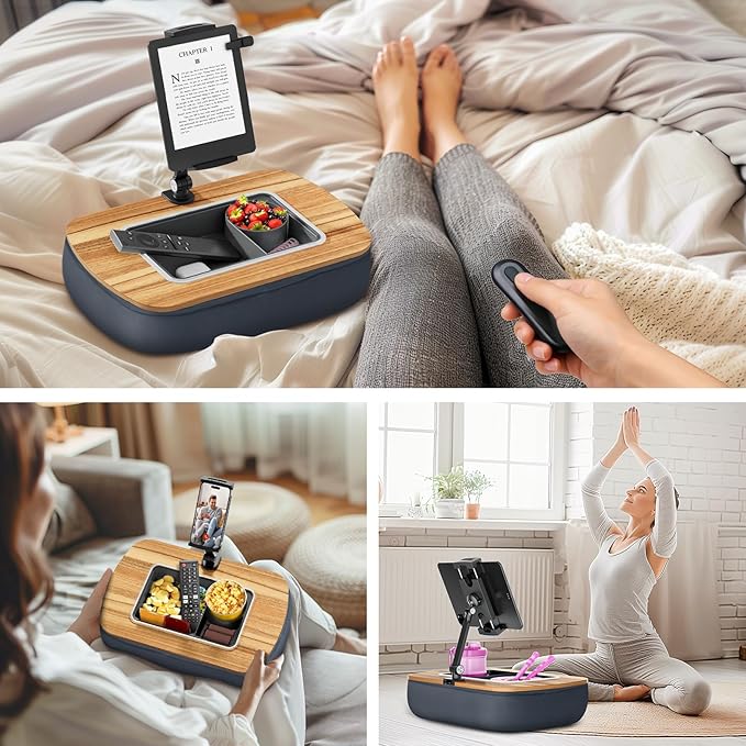 ERGONOV Tablet Pillow Stand for Lap Use, Adjustable iPad Holder - Image 4
