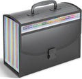 TOPCJ 25 Pockets Accordion File Organizer by TOPCJ