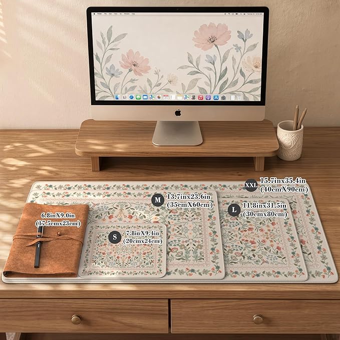 iCasso Aesthetic Flower Mouse pad - Image 2