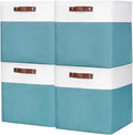 Bagnizer 13x13 Cube Storage Bins, Collapsible Fabric Storage Box, 4 Pack Closet by Bagnizer