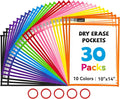 Gamenote 30 Pack Dry Erase Pockets by Gamenote