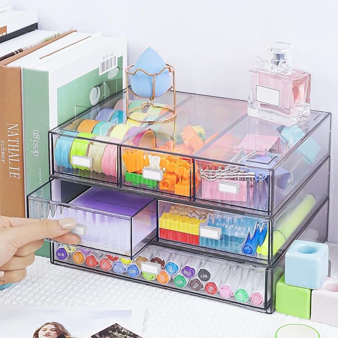 3 Tier Stackable Desk Organizer - Image 2