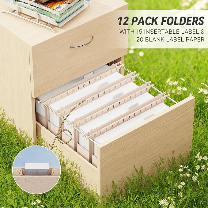 XINGIA Legal Size Hanging Folders, Heavy Duty 2" Expansion, 12 Pack Reinforced - Image 3