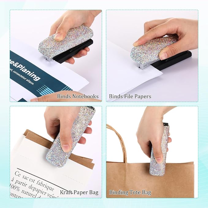 Yexiya AB Color Sparkle Bling Stapler - Image 5