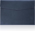 Leather Document Folder, A4 File Document Holder Waterproof Portfolio Envelope by Unknown