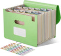 EcoStash Accordion File Organizer, 12-Pocket Wheat Straw Expanding File Folder by EcoStash