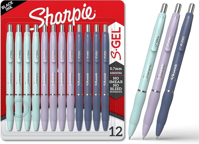 Sharpie S-Gel Gel Pens, Medium Point, School Supplies by Unknown