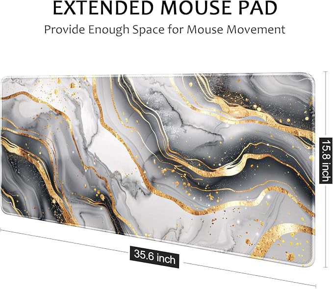 Auhoahsil Ultra Large Gaming Mousepad, XXL Desk Mat, Pretty Extended Full Size - Image 4