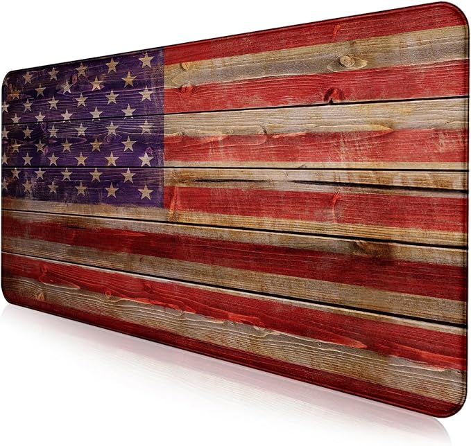 American Flag Gaming Mouse Pad, Suitable by LQFIWSS