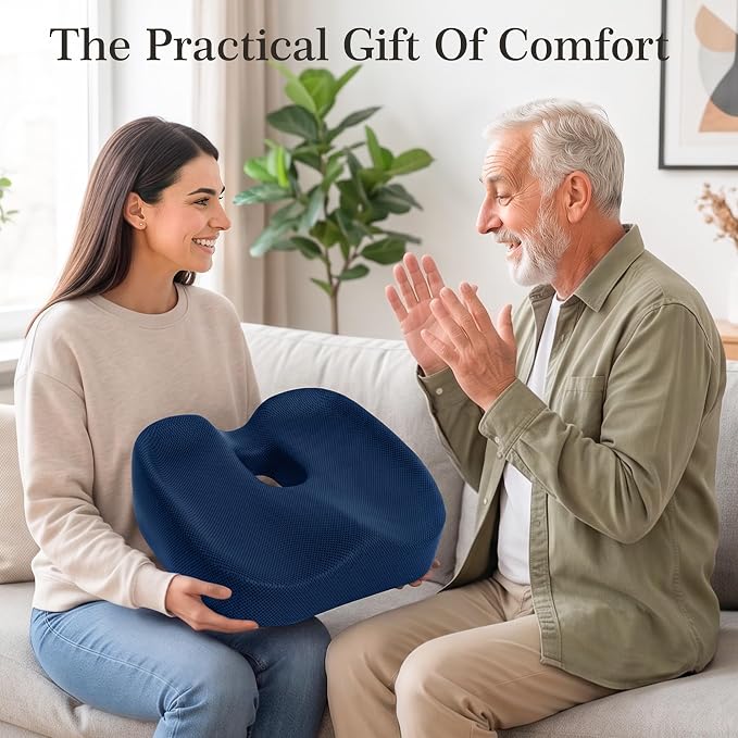 Donut Pillow Seat Cushion for Hemorrhoids & Tailbone Pressure Relief - Image 8