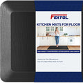 FEATOL Anti Fatigue Mat for Standing, 9/10 Extra Thick Ergonomic Standing Desk by FEATOL