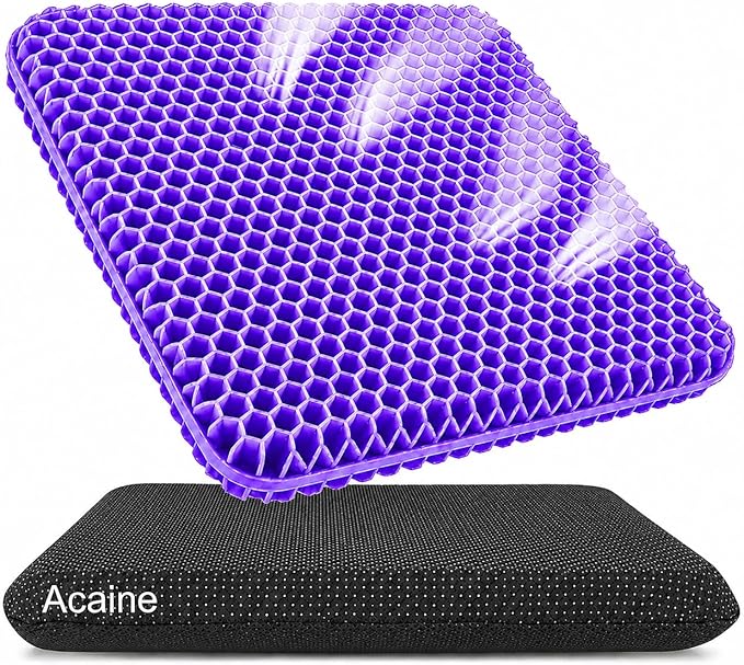 Extra Thick Large Pure Gel Seat Cushion by ACAINE
