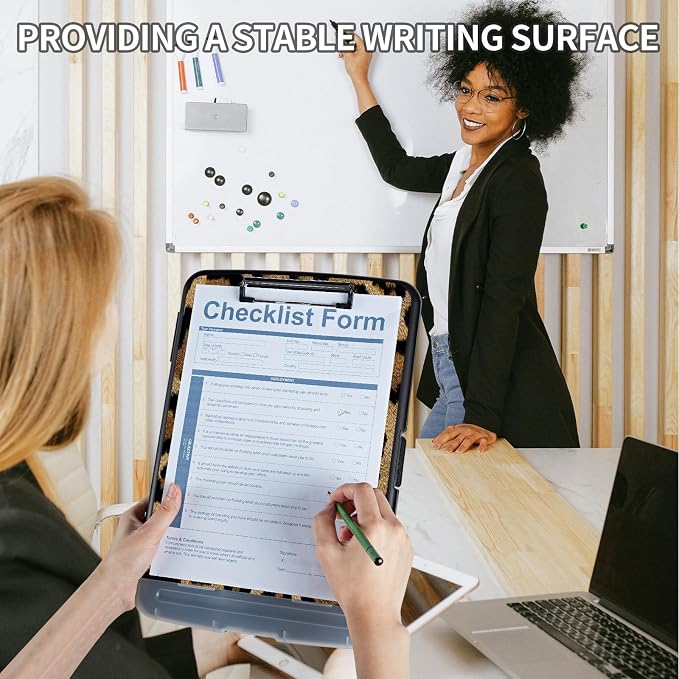 Clipboard with Storage, Clip Boards 8.5X11 with Storage & Pen Holder, Heavy - Image 4