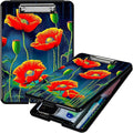 Artistic Red Flower A4 Clipboard by Unknown