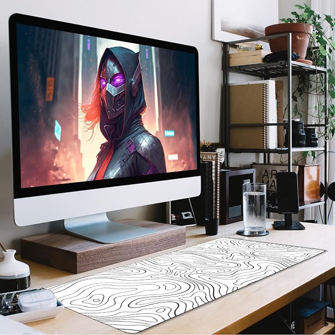 Large Mouse Pad, Big Desk Mat Large Office Desk Pad, Durable Extended Mouse Mat - Image 7