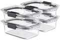 Rubbermaid Brilliance Glass Food Storage Containers, 3.2 Cup, Leak-Proof by Unknown