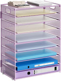 Marbrasse Paper Organizer Letter Tray, 9 Tier Mesh File Organizer by Marbrasse