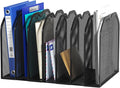 FANXIYQ Black 7-Section File Folder Organizer by FANXIYQ
