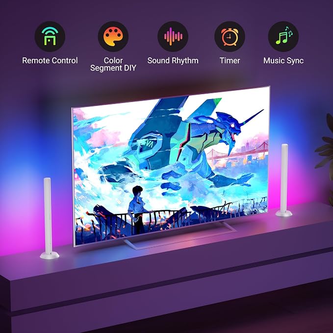 TJOY Smart Light Bars, RGB Table Desk Lights, TV Backlight - Image 2