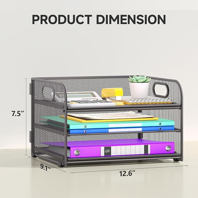 Cawukege 3 Tier Paper Organizer - Image 6
