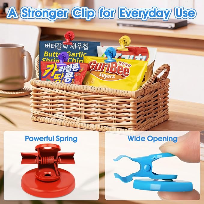 Grtard 60 Pack Magnetic Clips Heavy Duty, Magnet Clips - Image 7
