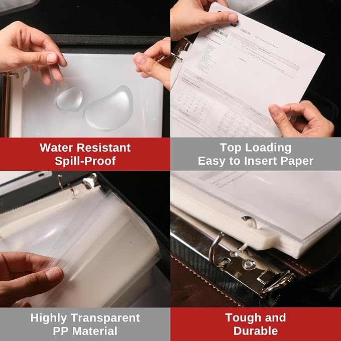 OfficeWerks Clear Sheet Protectors 8.5x11 - Image 3