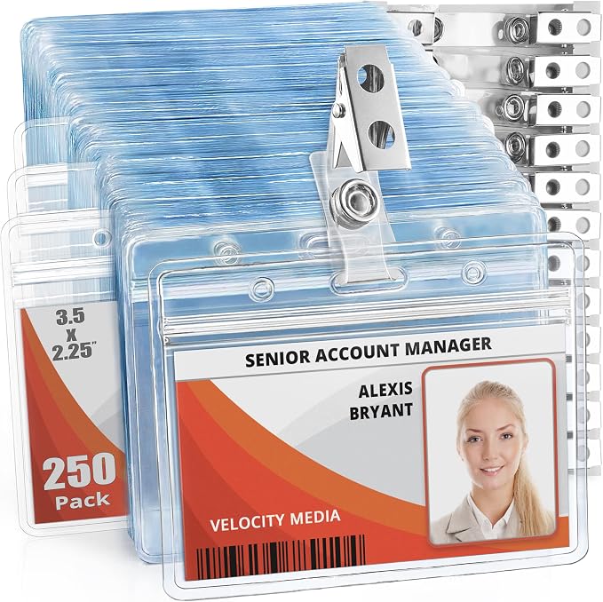 Mifflin-USA Horizontal Plastic Card Holder by MIFFLIN