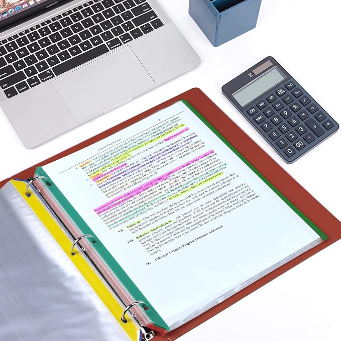 Sheet Protectors, Aipker Plastic Page Protectors - Image 7