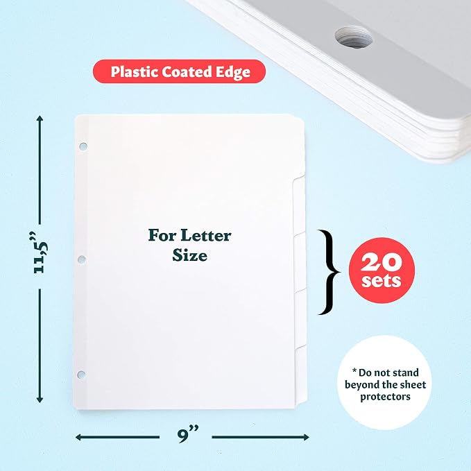 Binder Dividers with Tabs - Image 6