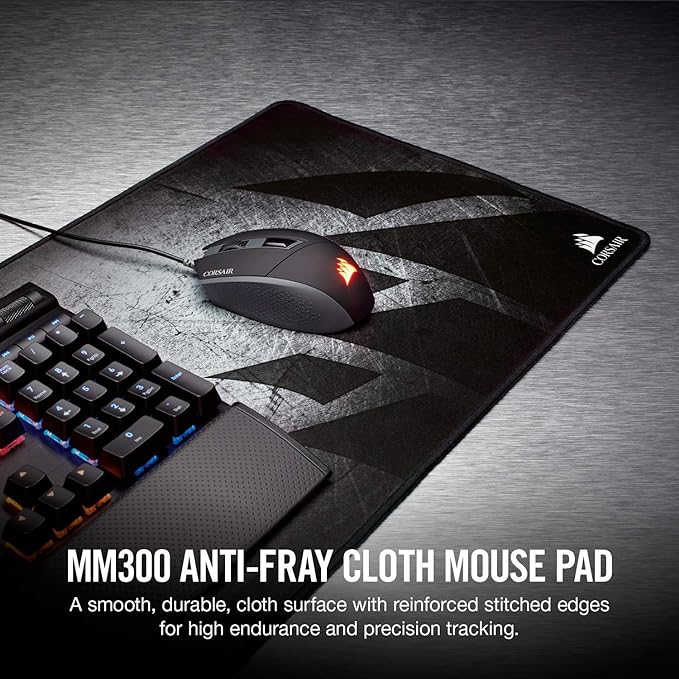 Corsair MM300 - Anti-Fray Cloth Gaming Mouse Pad - High-Performance Mouse Pad - Image 2