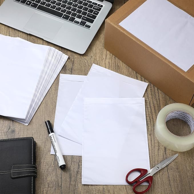 Geetery 1500 Pcs 7"x10" Packing List Envelopes Clear Self-Adhesive Shipping - Image 6