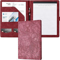 Mymazn Padfolio Portfolio Binder, Faux Leather Interview Resume Folder by Mymazn
