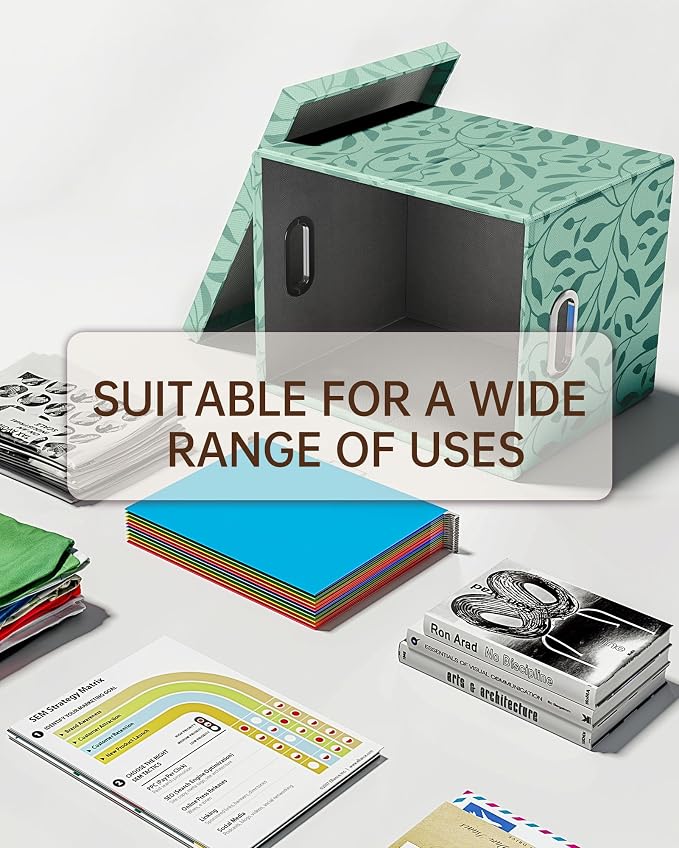 Oterri 2 Pack File Storage Organizer, Document Organizer, Portable File Box - Image 7