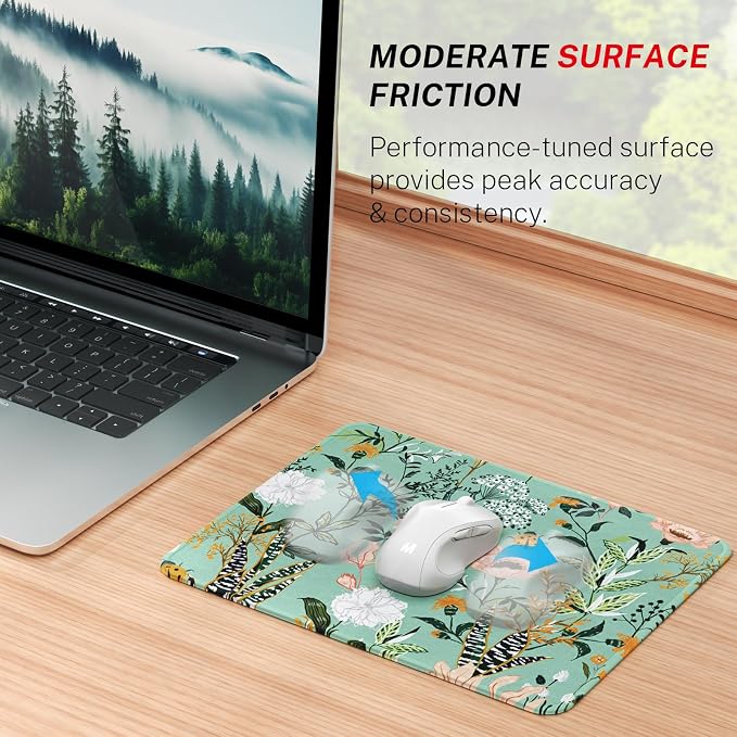 MROCO Essential Office & Gaming Mouse Pad, 8.5 x 11 Inch, Garden Whispers | - Image 2