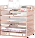 Daltack 6 Tier Paper Organizer for Desk, Paper Letter Tray Organizer for Desks by DALTACK