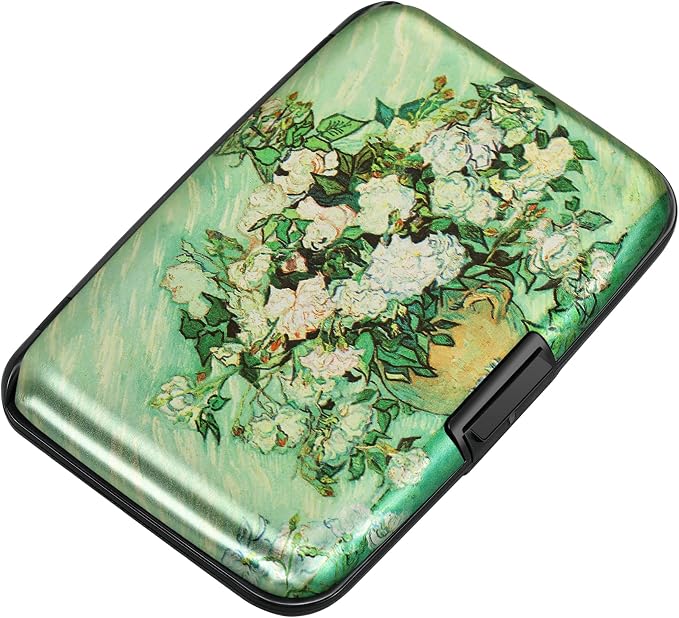 ELFISH Mini RFID Aluminum Wallet Credit Cards Holder Business Card Case Metal by ELFISH