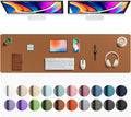 Aothia Faux Leather Desk Mat by AothiaSimpleNaturalUnique