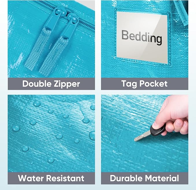 TICONN 4 Pack Extra Large Moving Bags Heavy Duty - Image 6