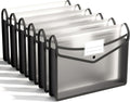 ABC life 6-Pack Plastic Expanding File Folders, Folders by ABClife