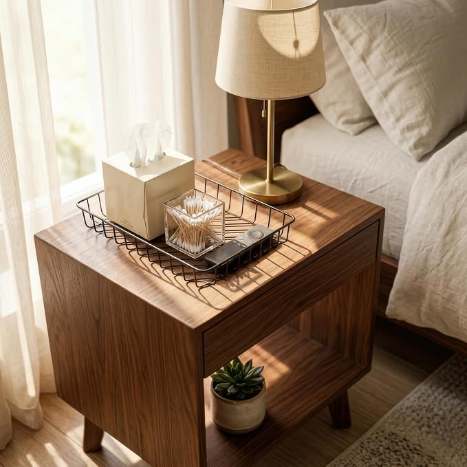 Elegant Gold Wire Desk Tray Organizer - Image 5