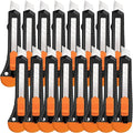 Box Cutter, Utility Knife, 16 Pack Box Cutter Retractable, Box Cutter Knife by TIFICAL
