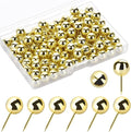 60 Pcs Push Pins, Thumb Tacks for Decorative Wall by Wteehn