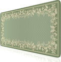 iCasso Floral Desk Mat for Keyboard and Mouse, Cute Gaming Mouse Pad XXL by iCasso