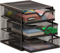 Mind Reader Desktop Accessory Storage, Desk Supplies, Metal Mesh, 6.25" L x by MindReader